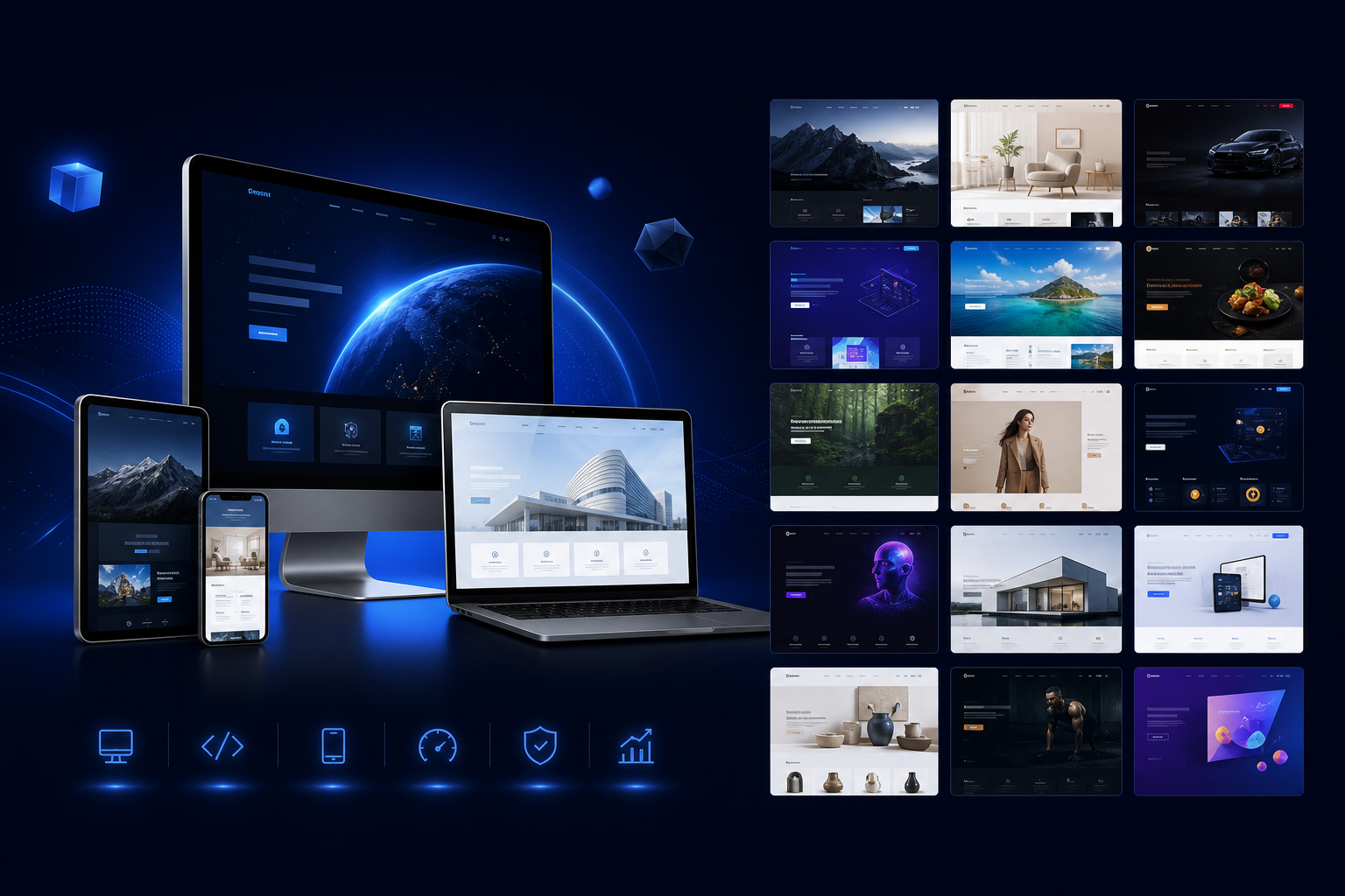 Portfolio project website dan aplikasi DSE Digital Kreatif